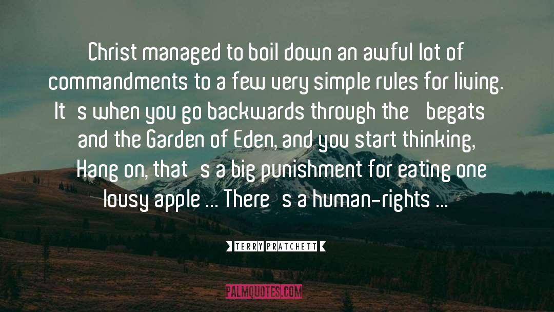 Garden Of Eden quotes by Terry Pratchett