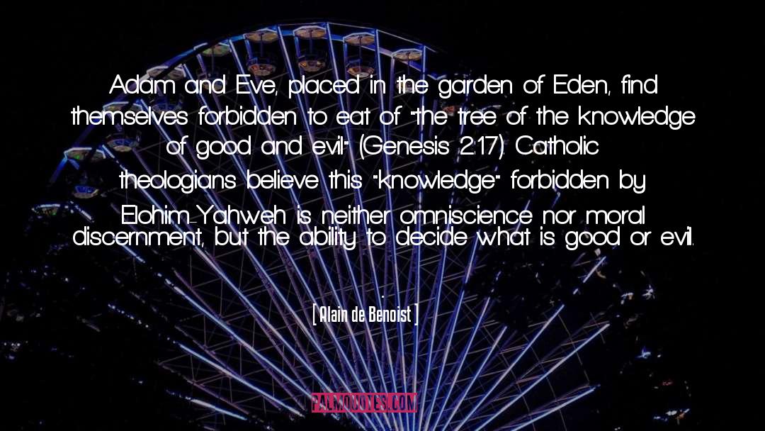 Garden Of Eden quotes by Alain De Benoist