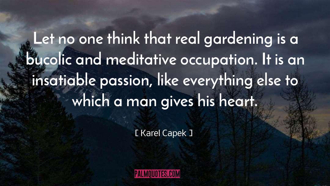 Gardener quotes by Karel Capek