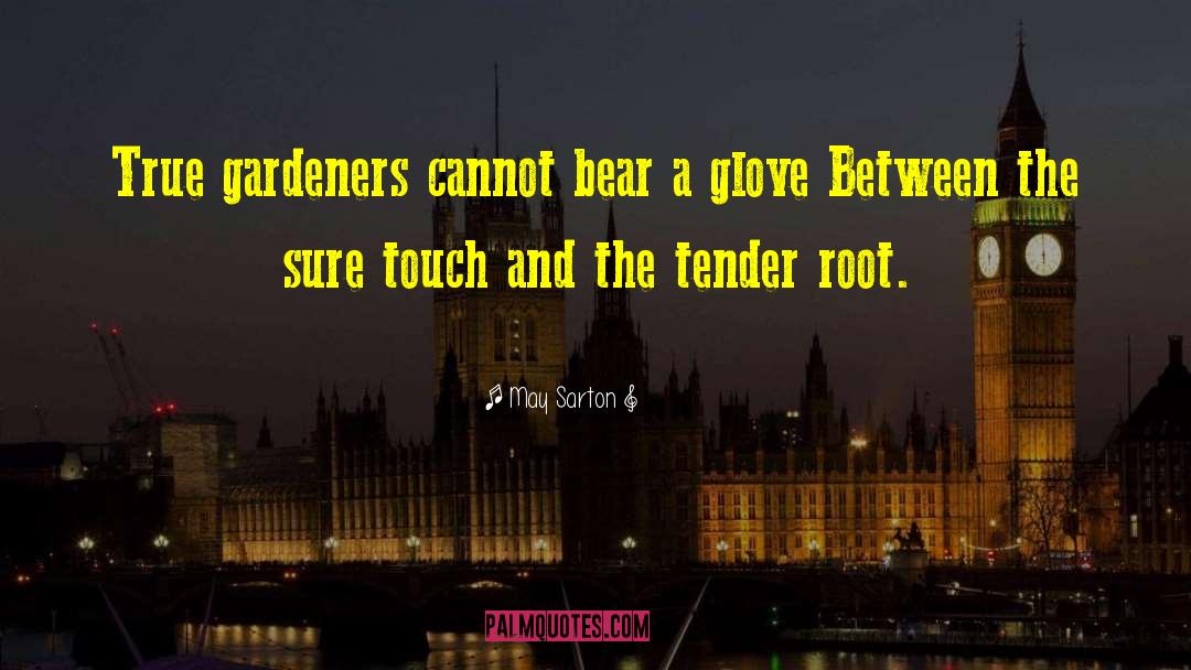 Gardeners quotes by May Sarton