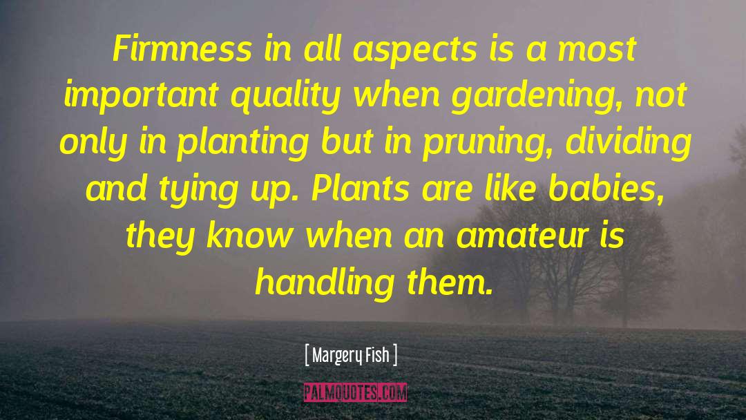 Gardening quotes by Margery Fish