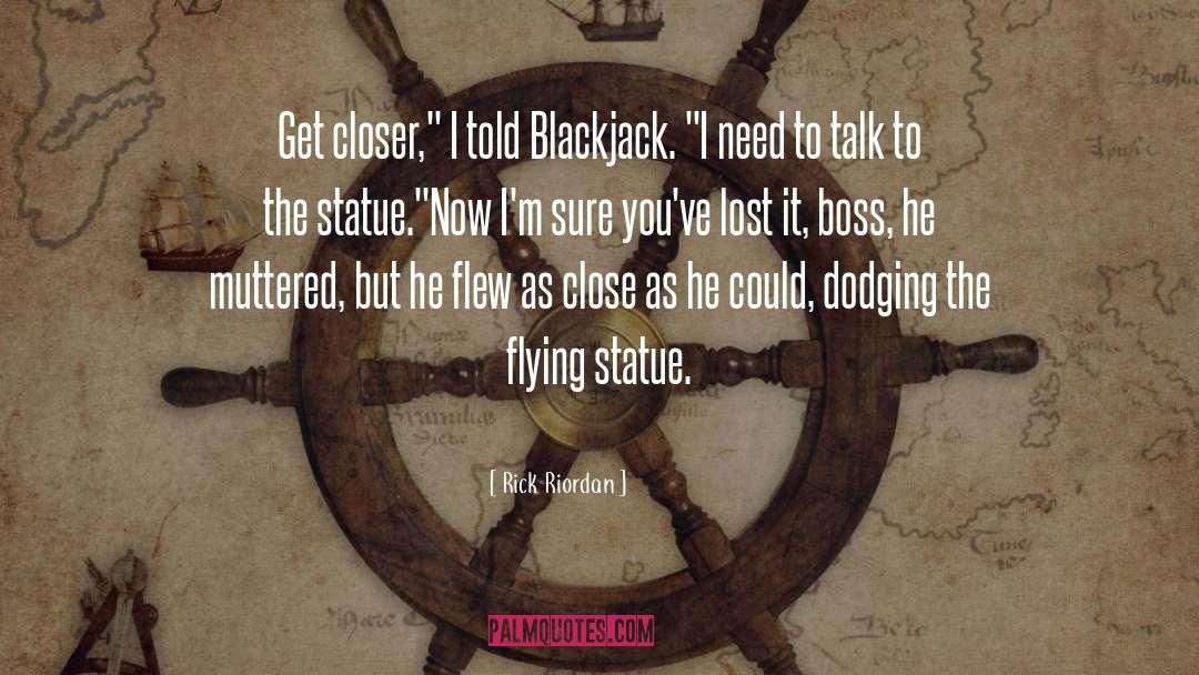 Gargalo Statue quotes by Rick Riordan