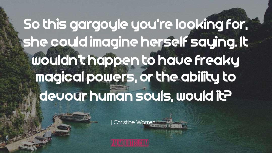 Gargoyle quotes by Christine Warren