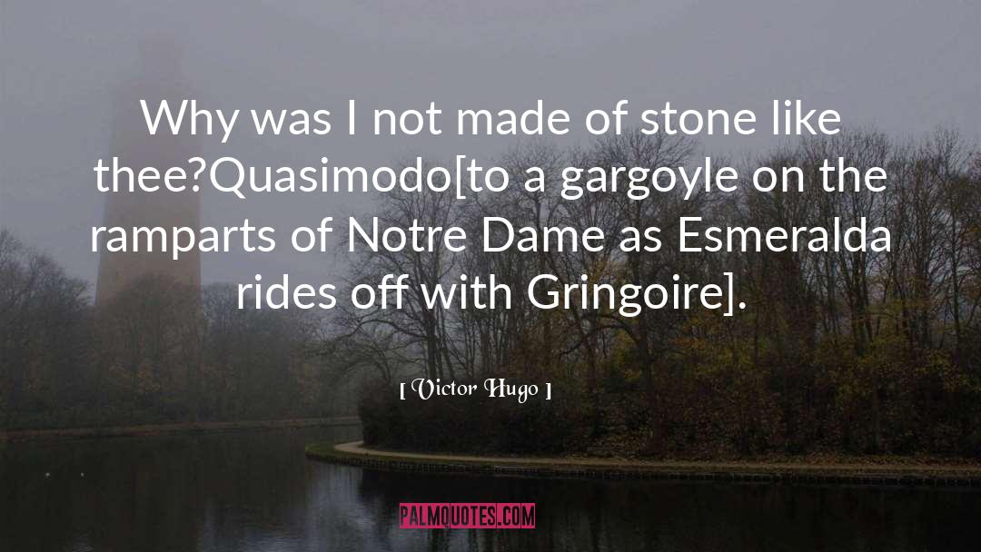 Gargoyle quotes by Victor Hugo