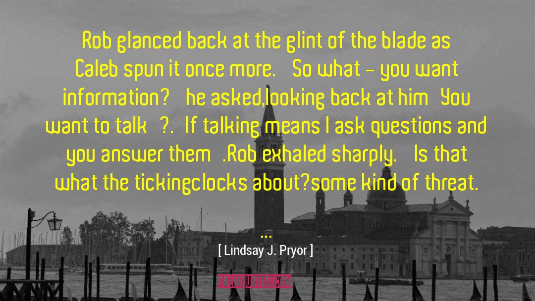 Garian Blade quotes by Lindsay J. Pryor
