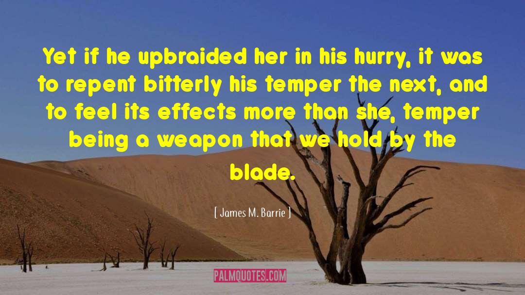 Garian Blade quotes by James M. Barrie