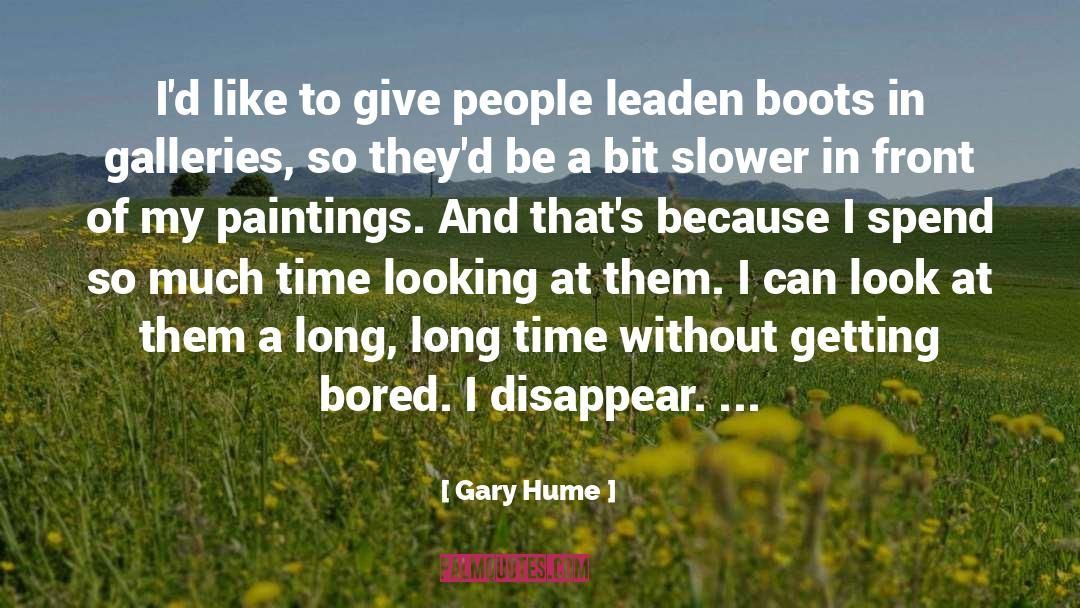 Gary North quotes by Gary Hume