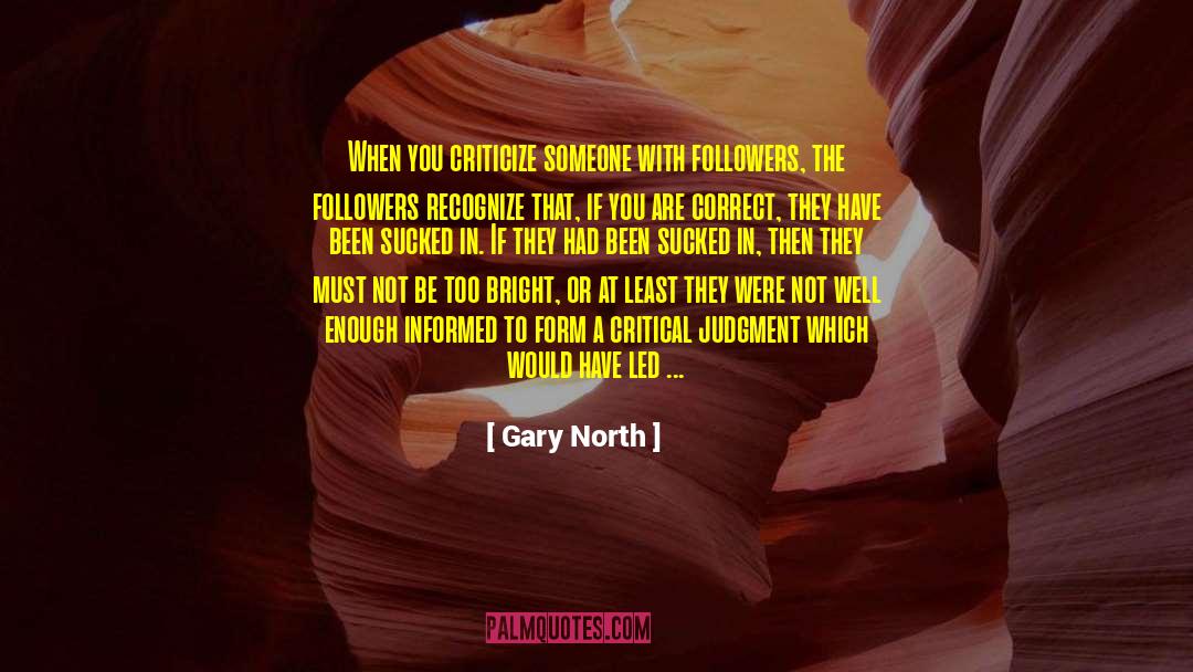 Gary North quotes by Gary North