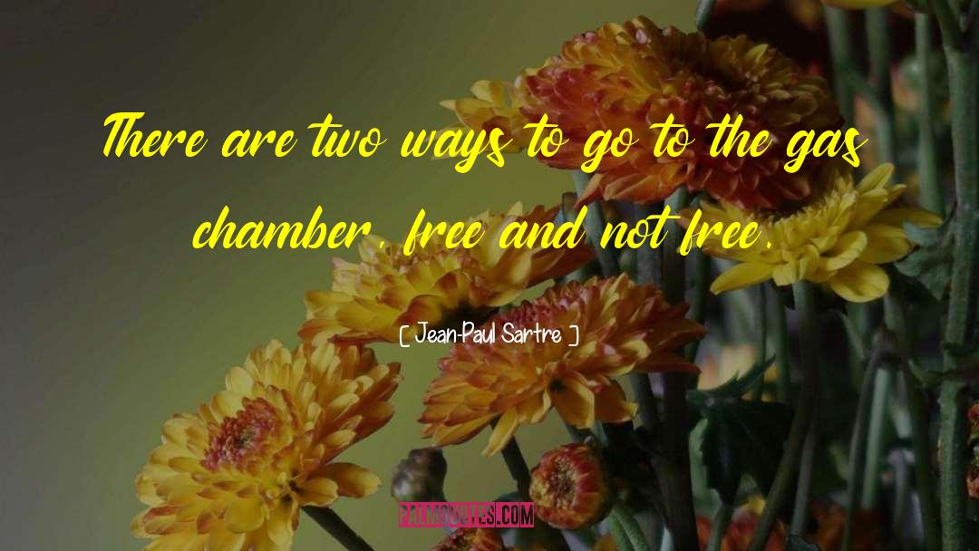Gas Chamber quotes by Jean-Paul Sartre