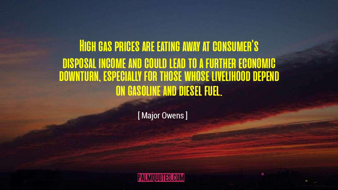 Gas Prices quotes by Major Owens