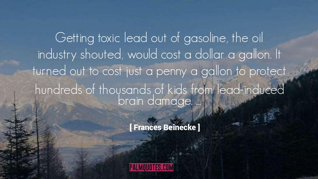 Gasoline quotes by Frances Beinecke