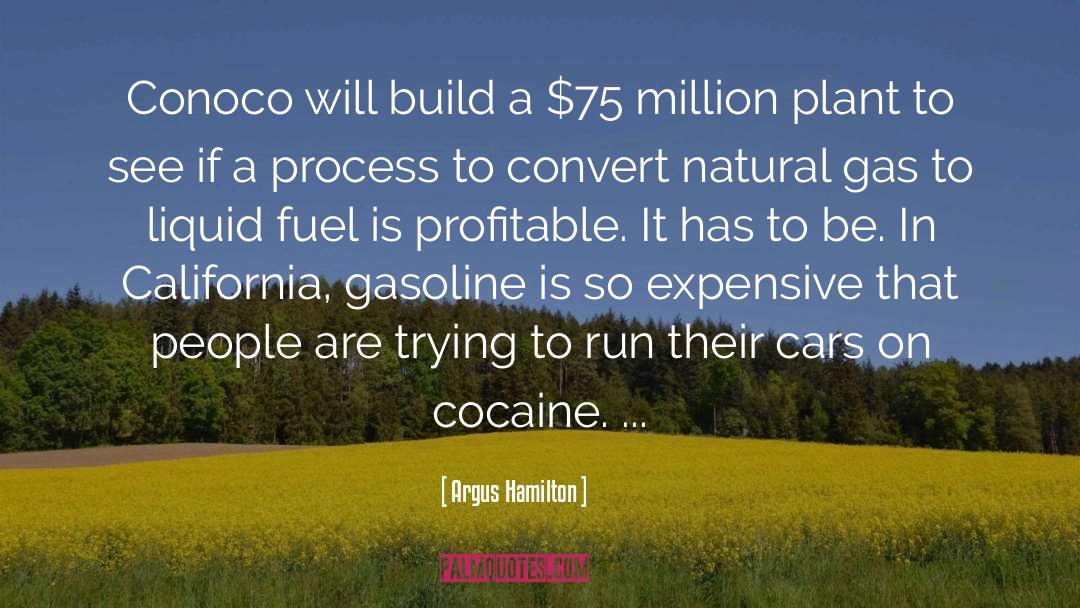 Gasoline quotes by Argus Hamilton