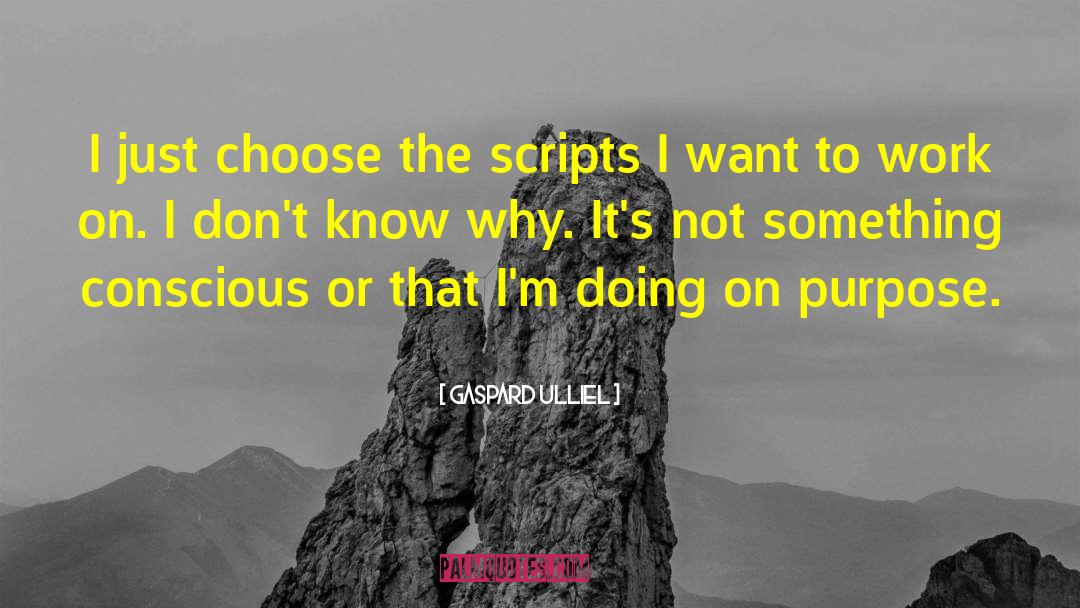 Gaspard quotes by Gaspard Ulliel