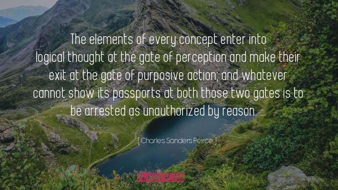 Gate 5 quotes by Charles Sanders Peirce