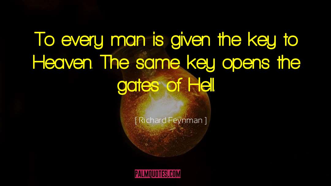 Gates Of Paradise quotes by Richard Feynman