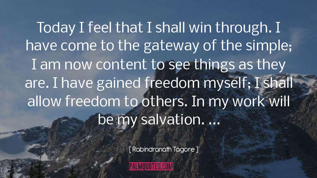 Gateway quotes by Rabindranath Tagore