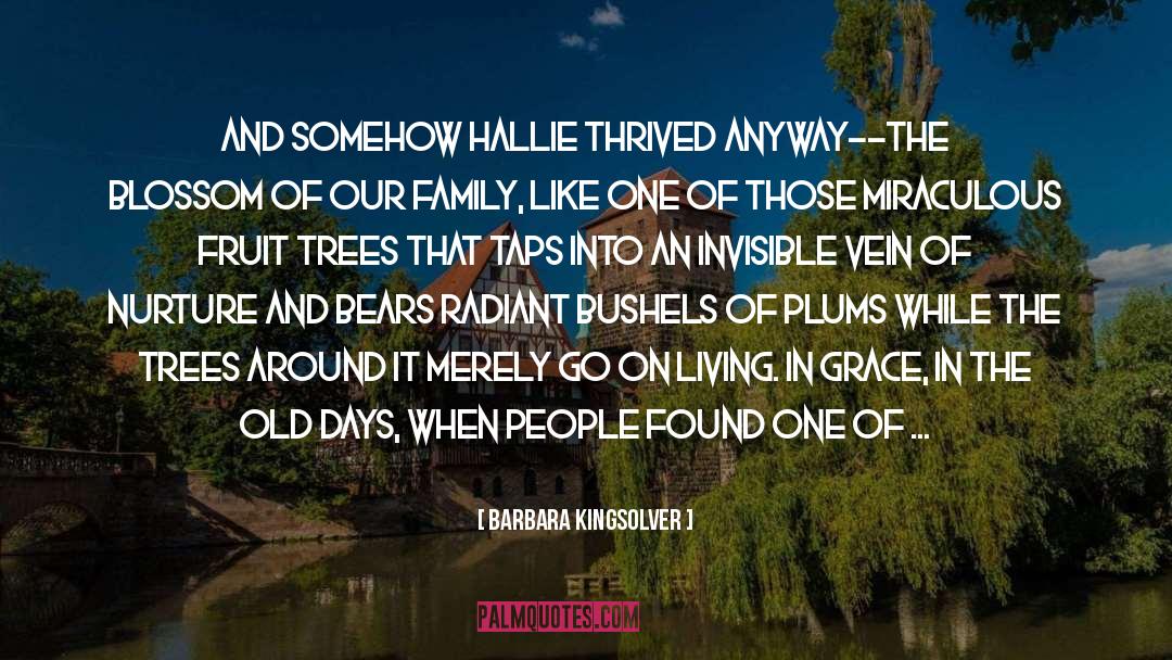 Gathercole Family Tree quotes by Barbara Kingsolver
