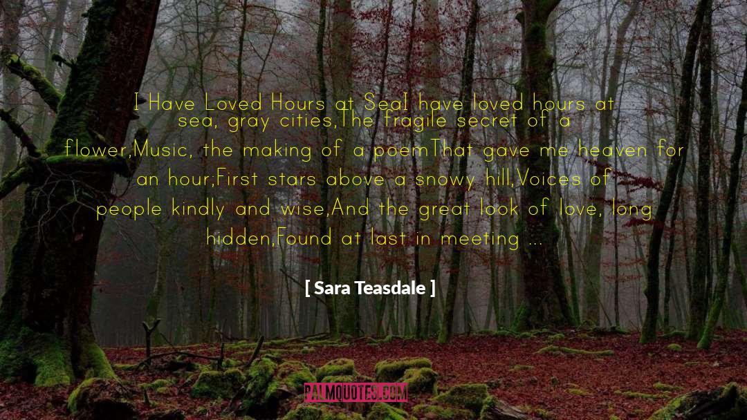 Gathering Darkness quotes by Sara Teasdale