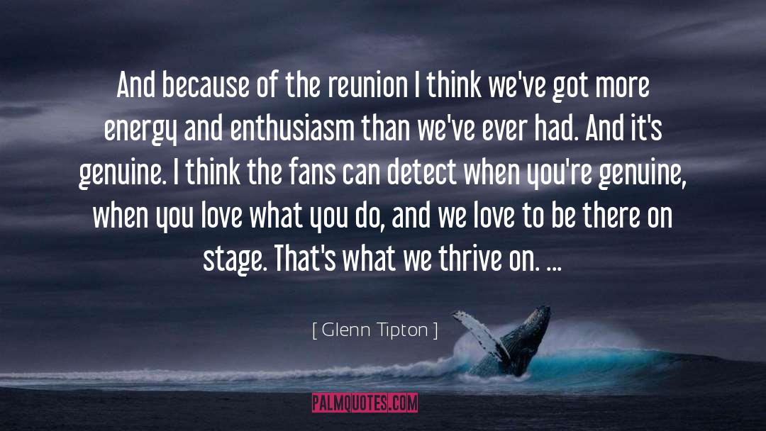 Gathright Family Reunion quotes by Glenn Tipton