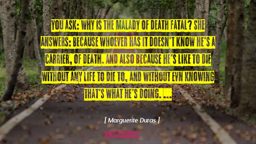 Gatsby Death quotes by Marguerite Duras