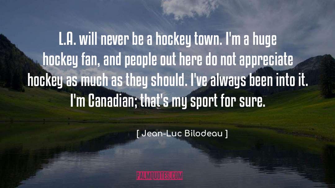 Gaunce Hockey quotes by Jean-Luc Bilodeau