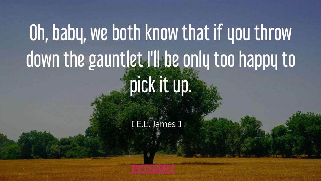 Gauntlet quotes by E.L. James