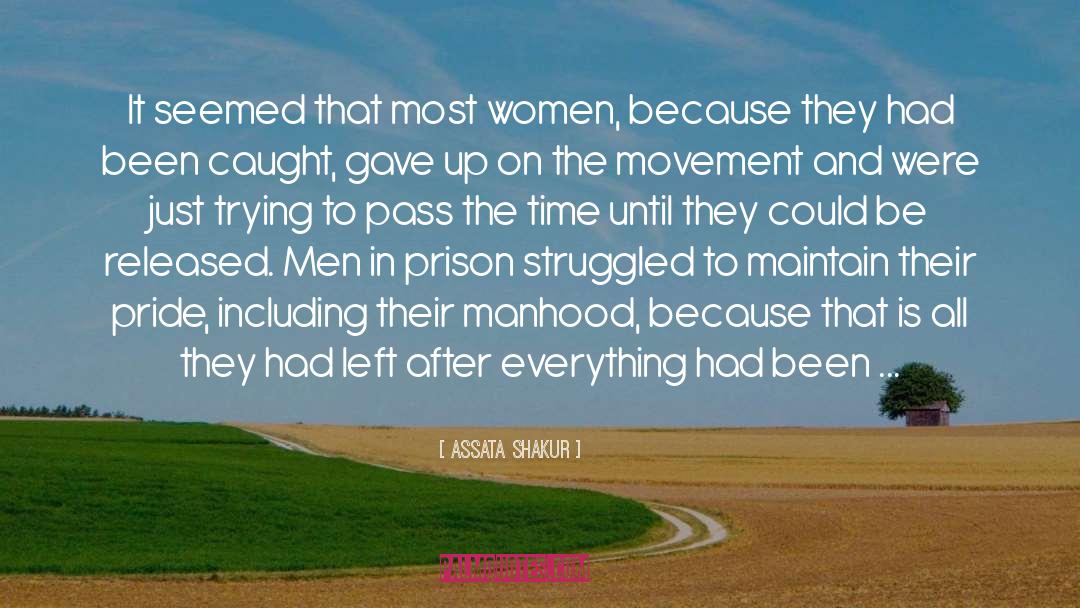 Gave Up quotes by Assata Shakur