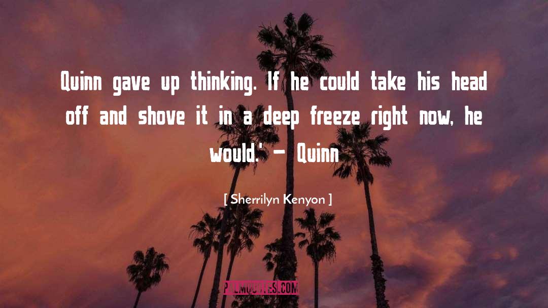 Gave Up quotes by Sherrilyn Kenyon