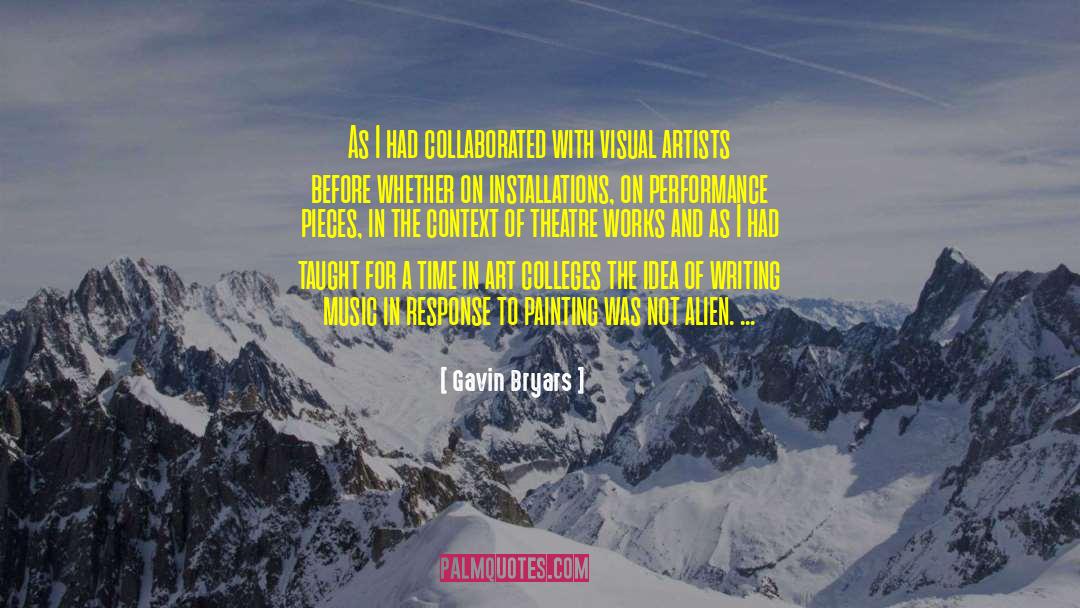 Gavin Gunhold quotes by Gavin Bryars