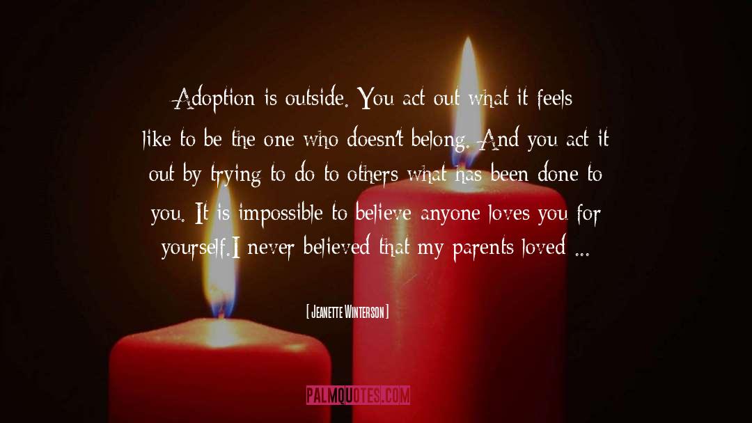 Gay Adoption quotes by Jeanette Winterson