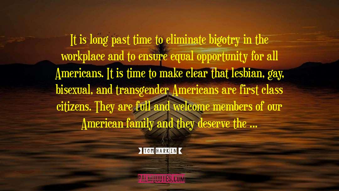 Gay Attitudes quotes by Tom Harkin