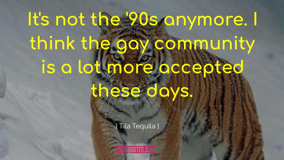 Gay Community quotes by Tila Tequila