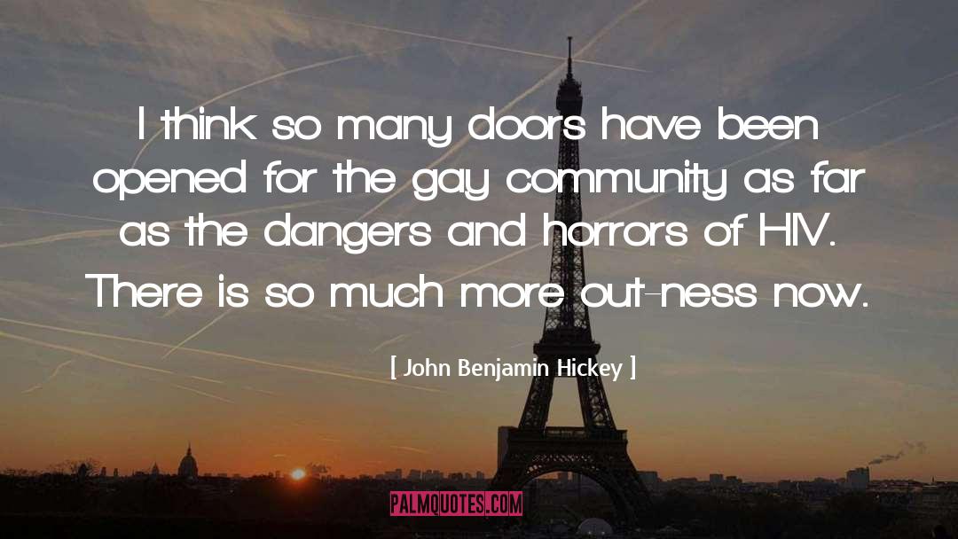 Gay Community quotes by John Benjamin Hickey