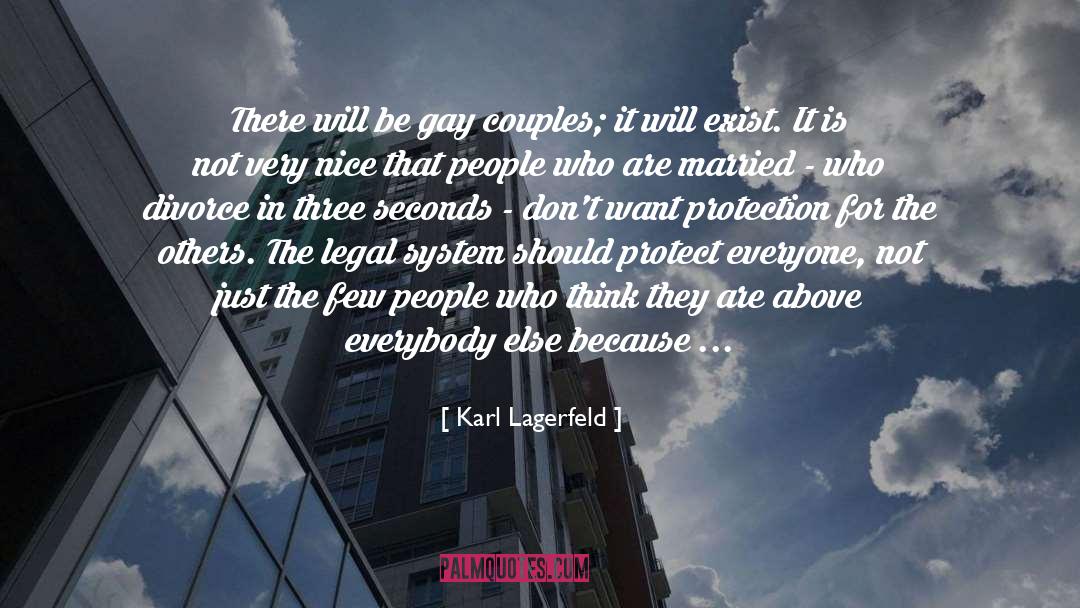 Gay Couples quotes by Karl Lagerfeld