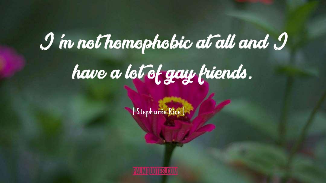 Gay Friend quotes by Stephanie Rice