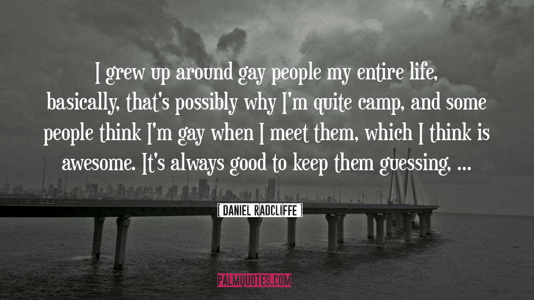 Gay Gene quotes by Daniel Radcliffe