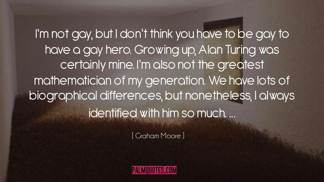 Gay Hero quotes by Graham Moore