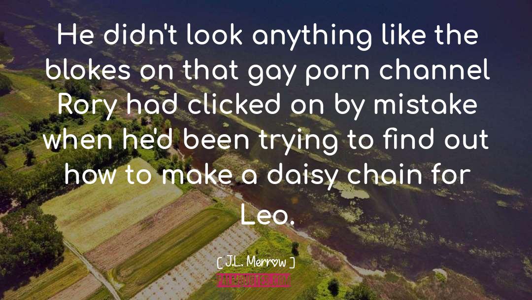 Gay Humor quotes by J.L. Merrow