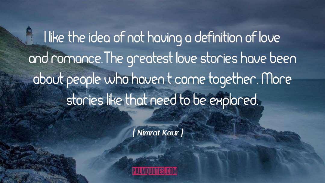 Gay Love Stories quotes by Nimrat Kaur