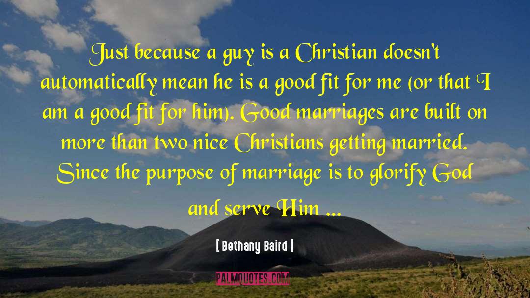 Gay Marriage And God quotes by Bethany Baird