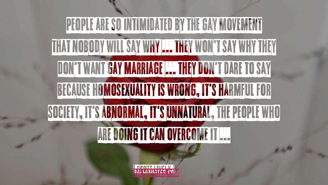 Gay Marriage quotes by Scott Lively