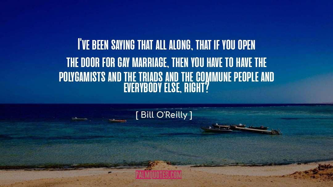 Gay Marriage quotes by Bill O'Reilly