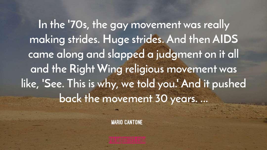 Gay Movement quotes by Mario Cantone