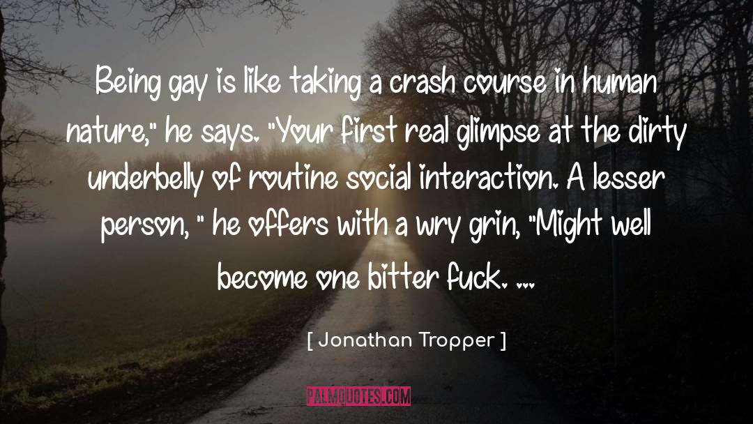 Gay Neoghbourhoods quotes by Jonathan Tropper