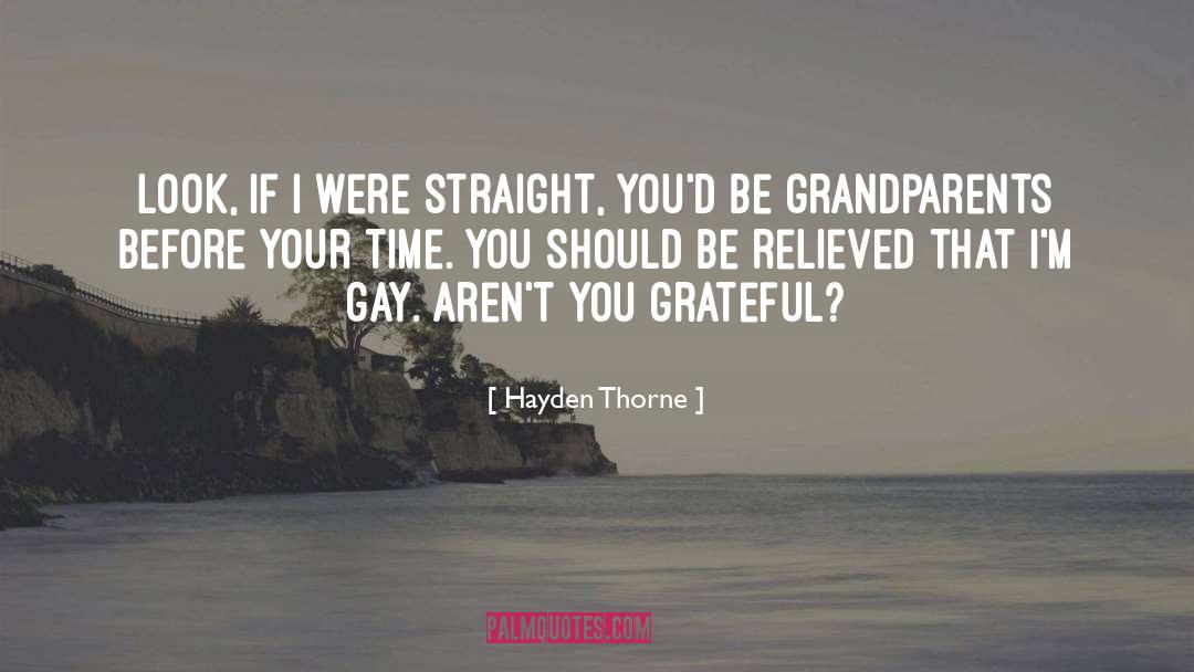 Gay Poems quotes by Hayden Thorne