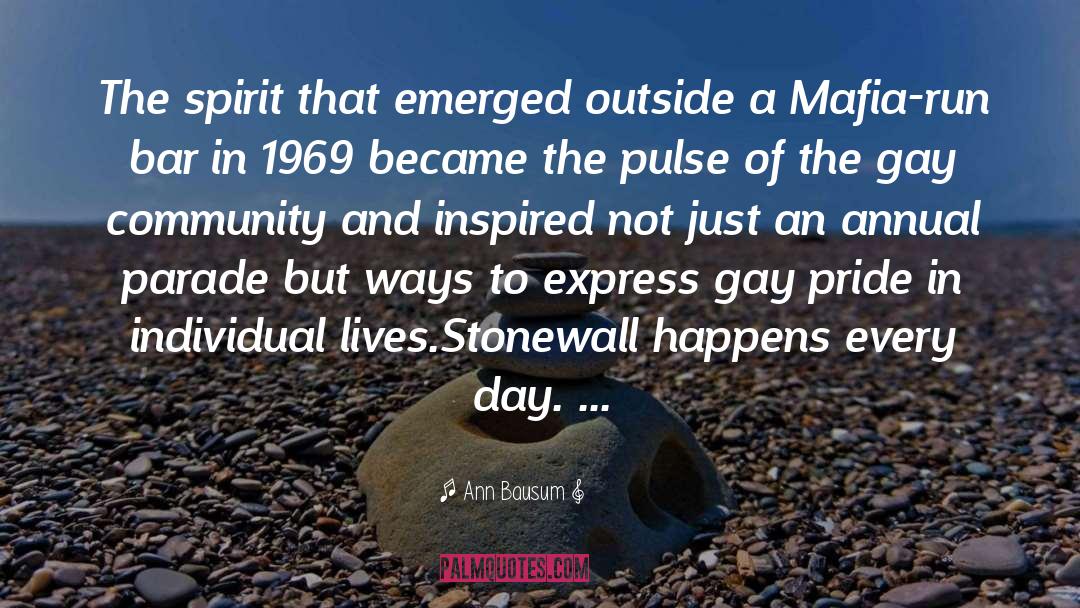 Gay Pride quotes by Ann Bausum