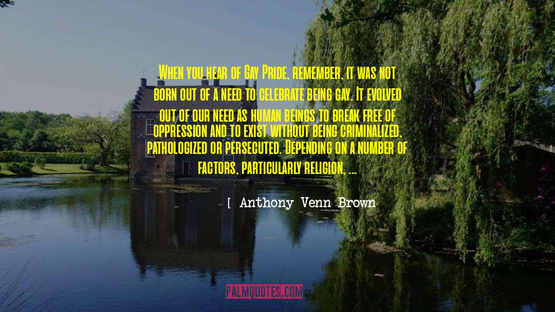 Gay Pride quotes by Anthony Venn-Brown