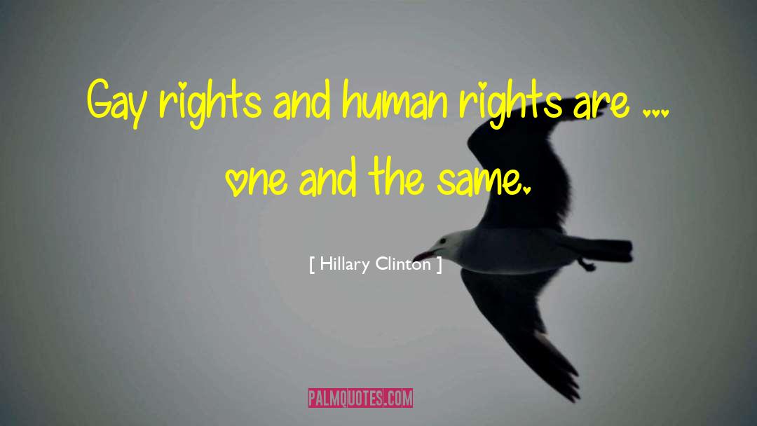 Gay Rights quotes by Hillary Clinton