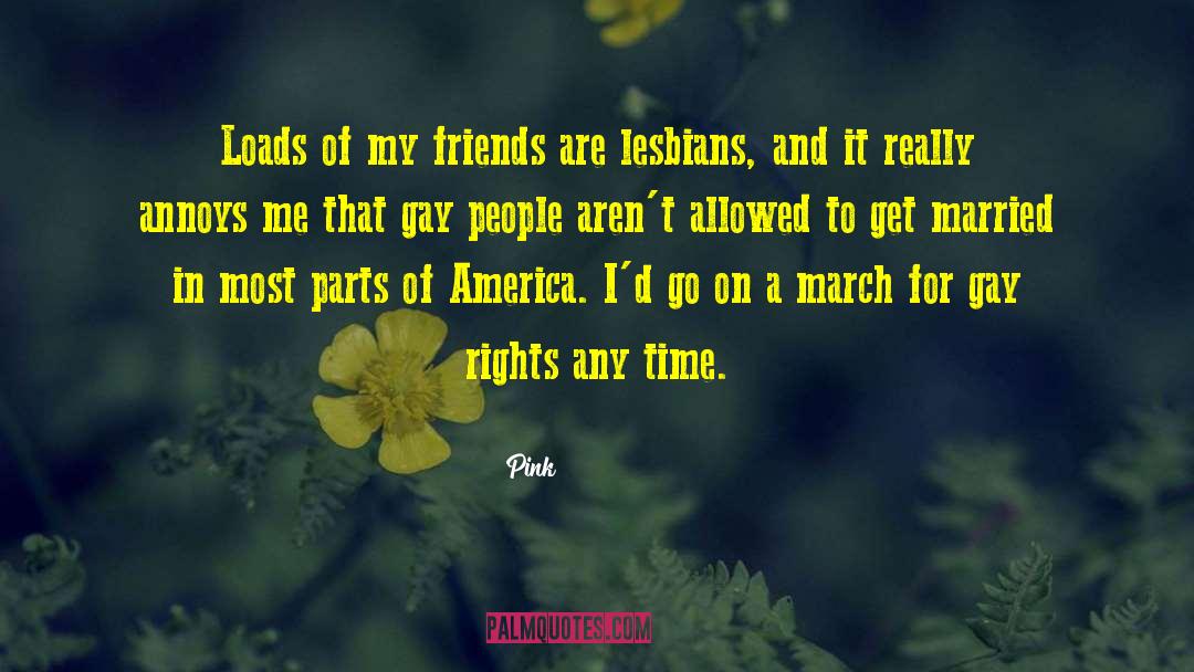 Gay Rights quotes by Pink