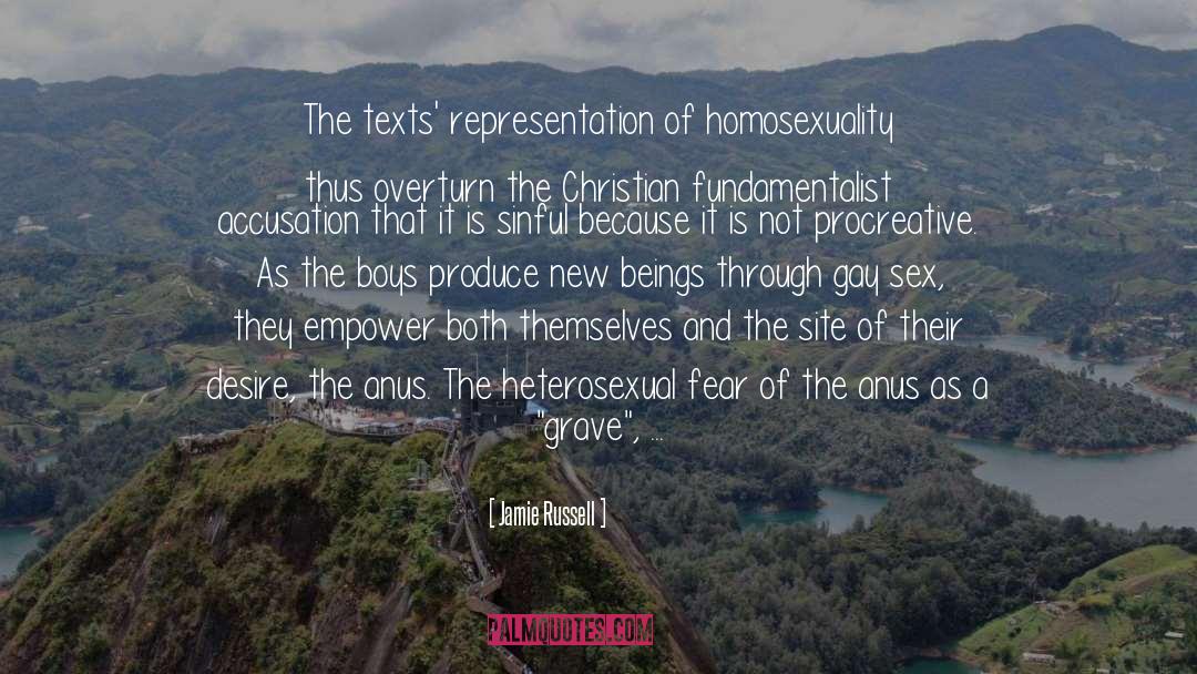 Gay Sex quotes by Jamie Russell